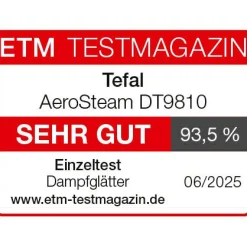 AeroSteam Dampfglätter DT9810|Tefal Online