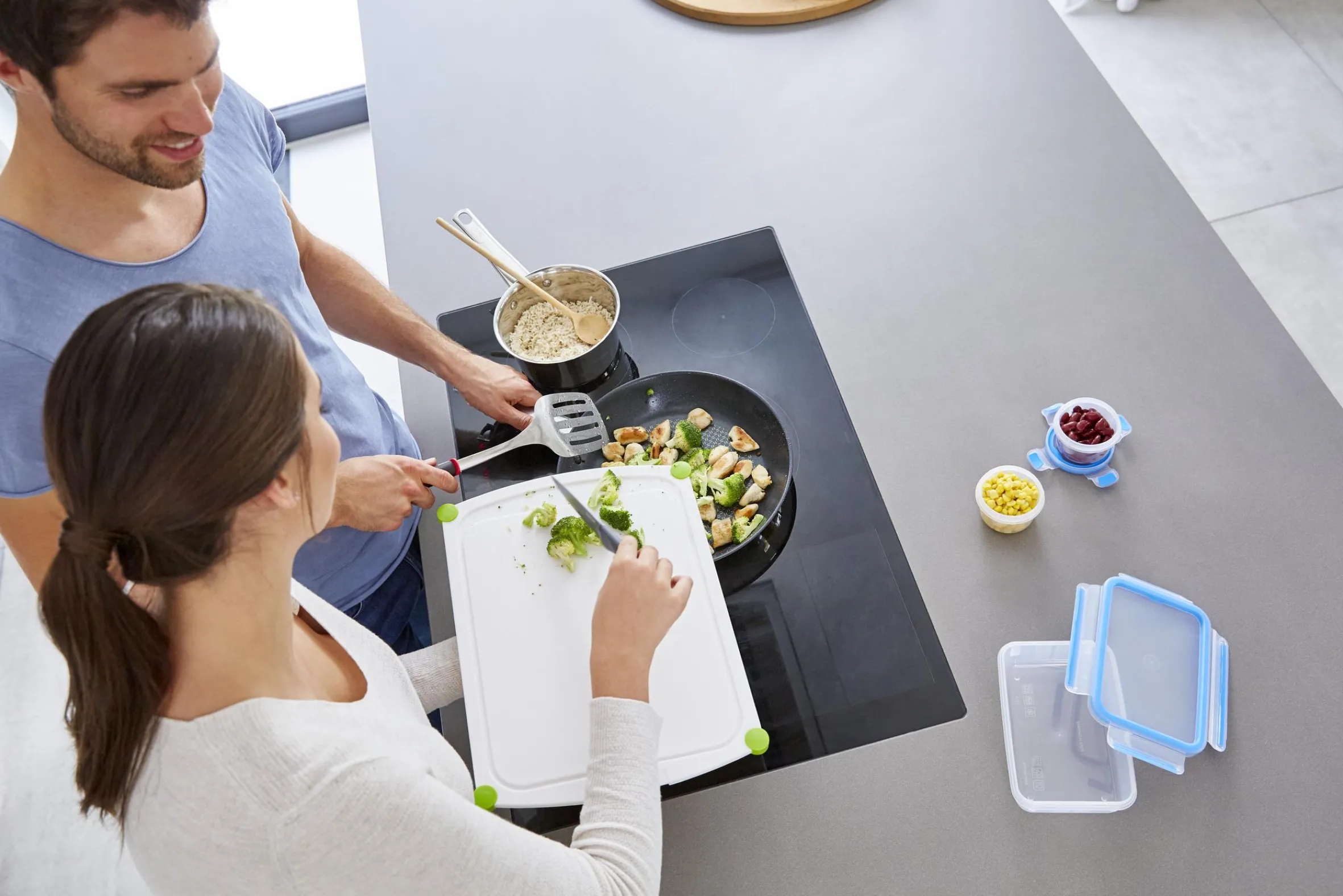 CLIP & CLOSE FRISCHHALTEDOSEN 5-teiliges SET 0,8L N10307|Tefal Sale