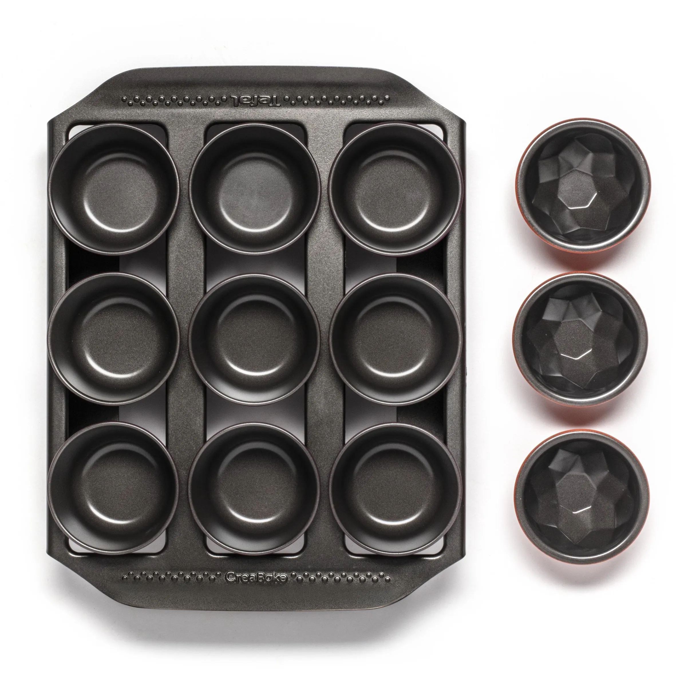 Creabake Kuchenförmchen-Set J304SS|Tefal