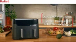 Dual Easy Fry & Grill 8,3 L Heißluftfritteuse EY905B|Tefal Hot