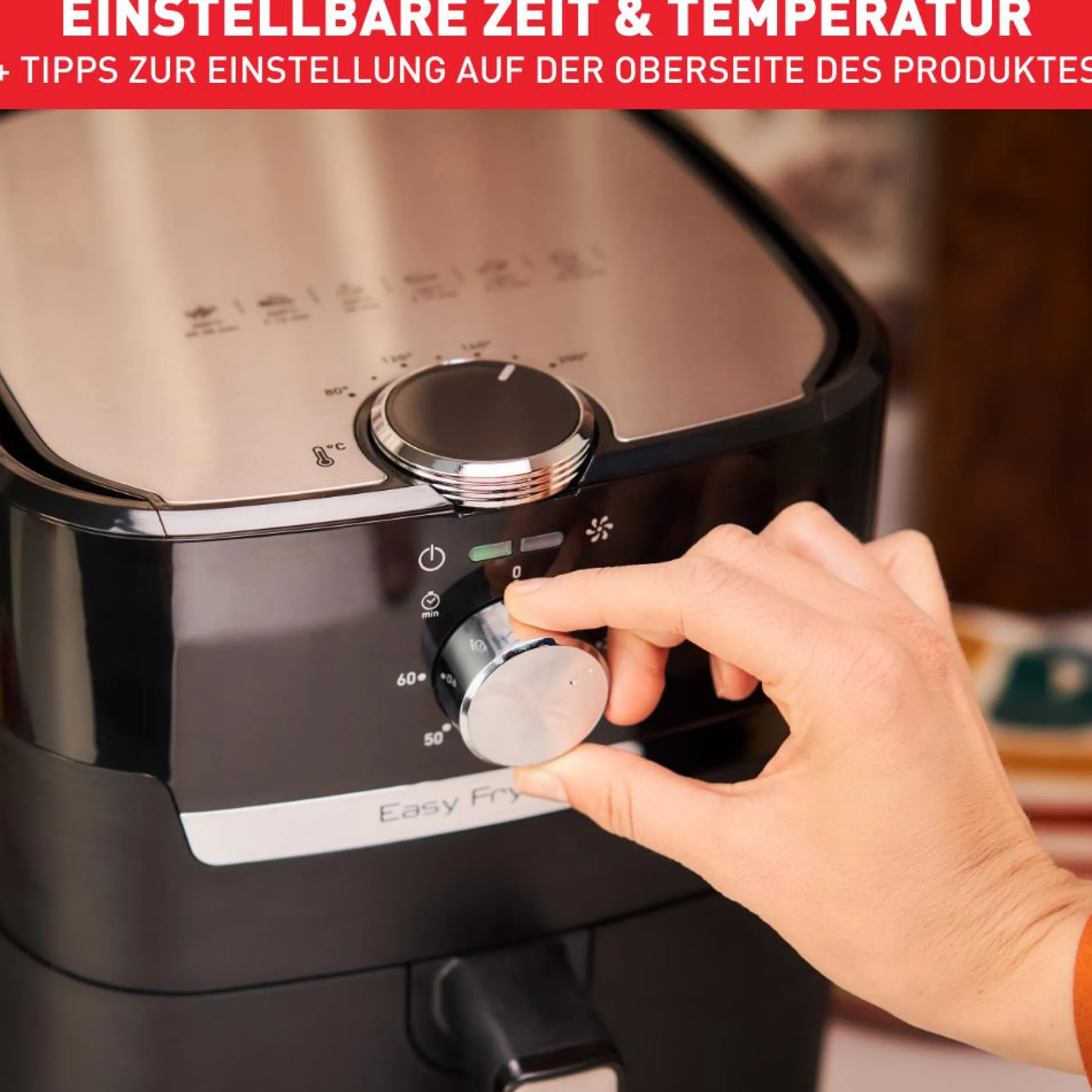 Easy Fry & Grill Classic Heißluftfritteuse EY5018|Tefal Discount