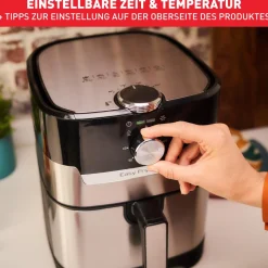 Easy Fry & Grill Classic+ Heißluftfritteuse EY501D|Tefal New