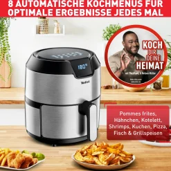 Easy Fry Deluxe Heißluftfritteuse EY401D|Tefal New