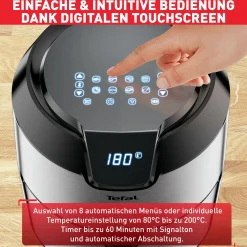 Easy Fry Deluxe Heißluftfritteuse EY401D|Tefal New