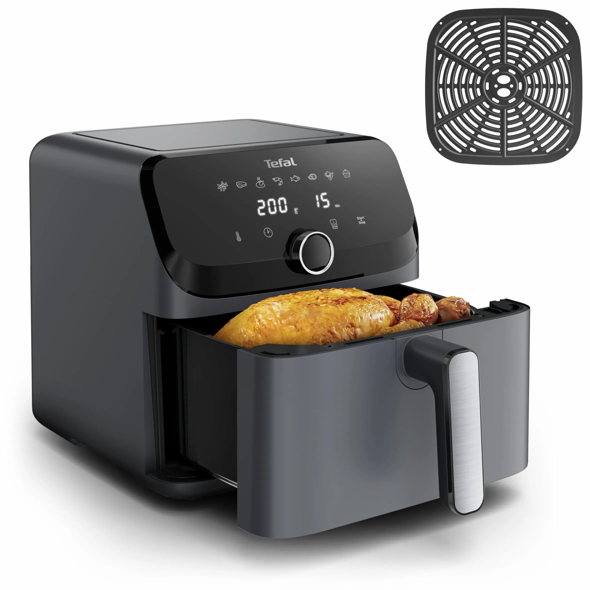 Easy Fry Mega Heißluftfritteuse EY855B|Tefal Discount