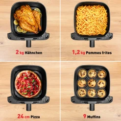 Easy Fry Mega Heißluftfritteuse EY855B|Tefal Discount