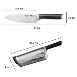 Ever Sharp Messer 16,5 cm + Schärfer K25690|Tefal Online