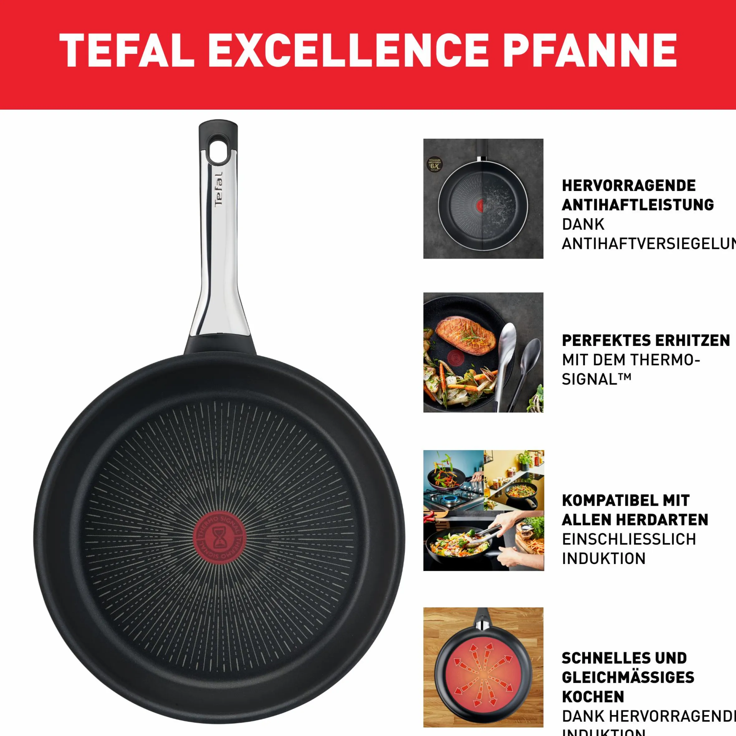 Excellence Pfanne 28cm G26906|Tefal Clearance