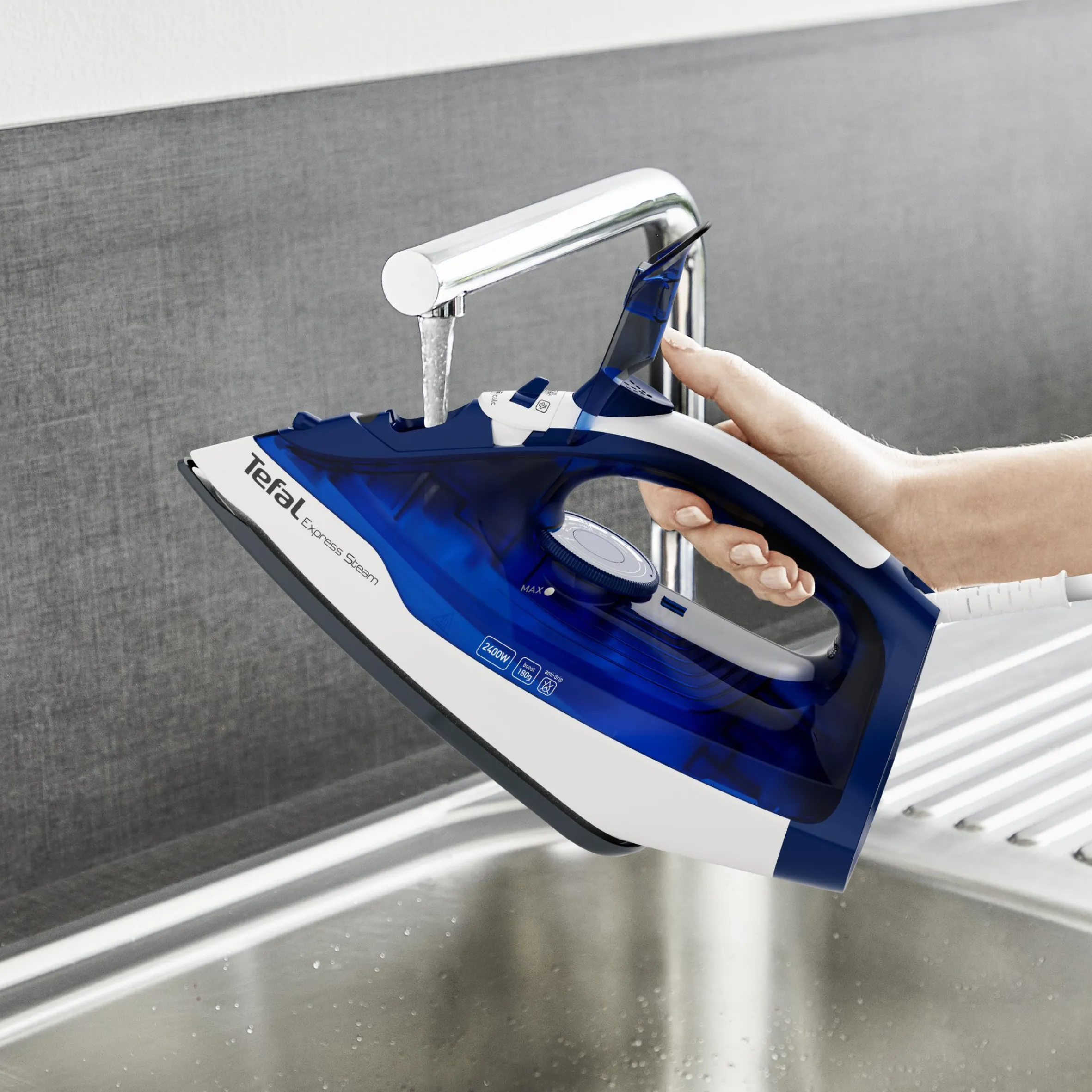 Express Steam Dampfbügeleisen FV2838|Tefal