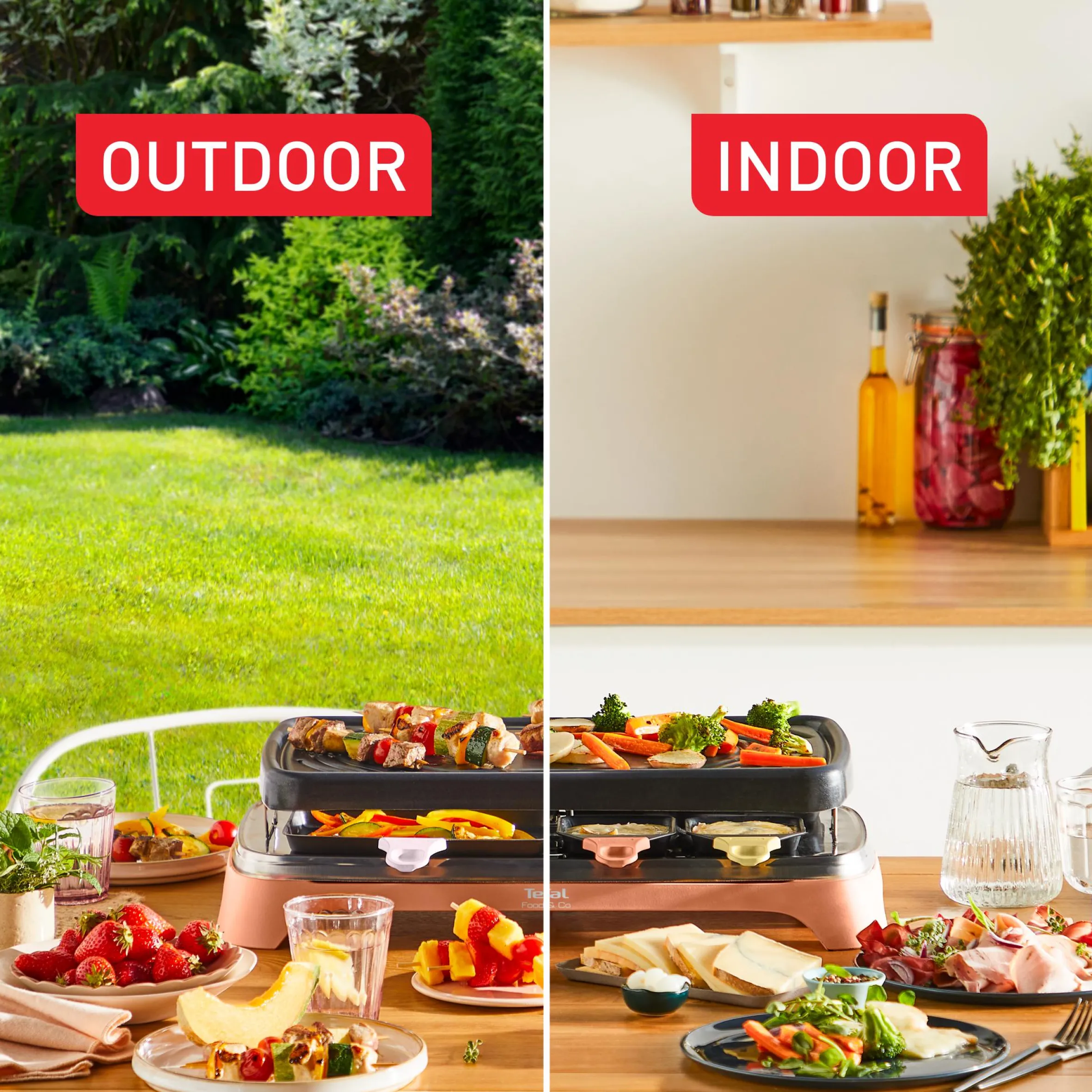Food & Co, Kochgerät für den Indoor-/Outdoor-Gebrauch, 8 Personen, RE651J|Tefal Hot