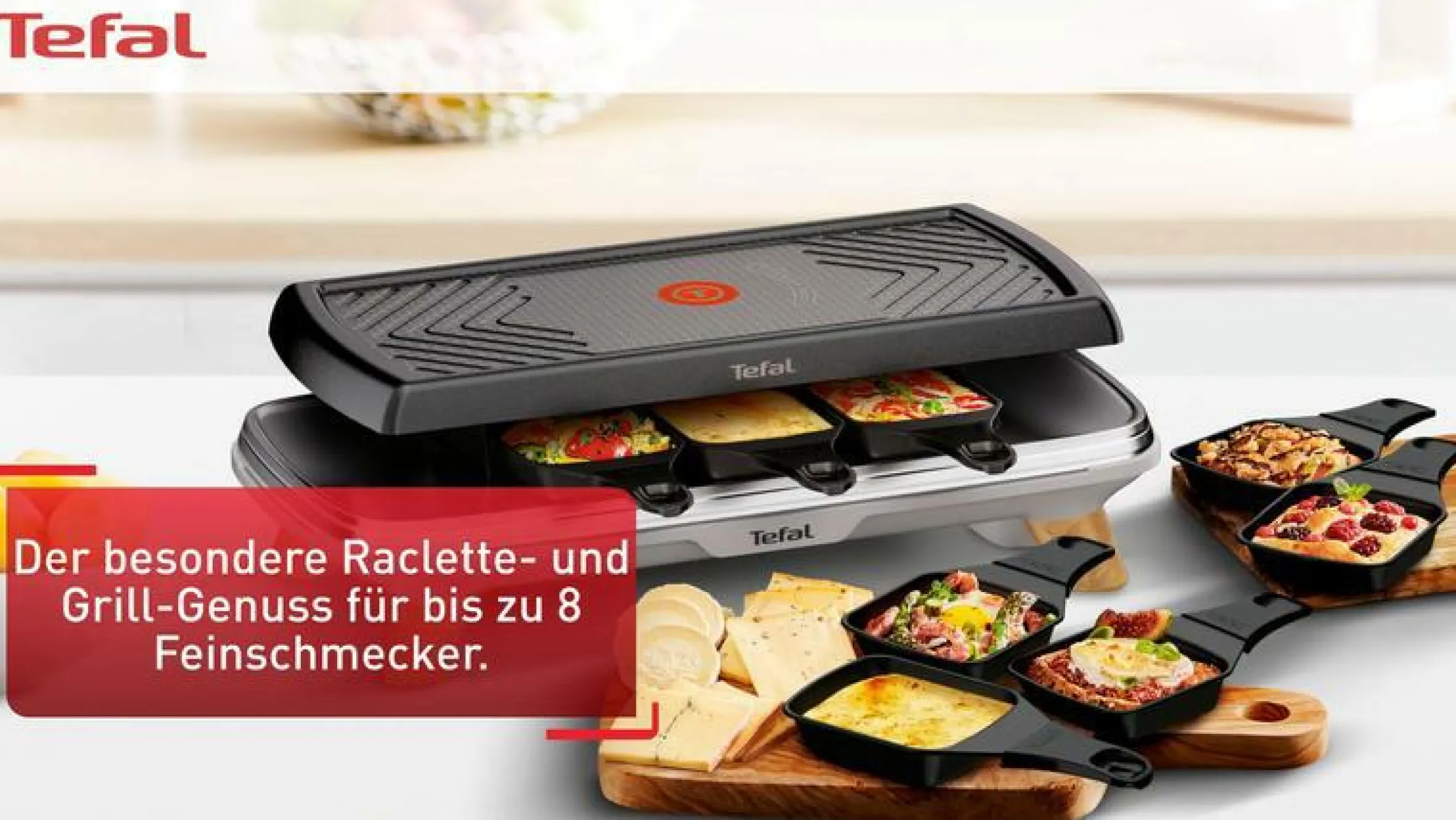Gourmet Raclette & Tischgrill RE610D|Tefal