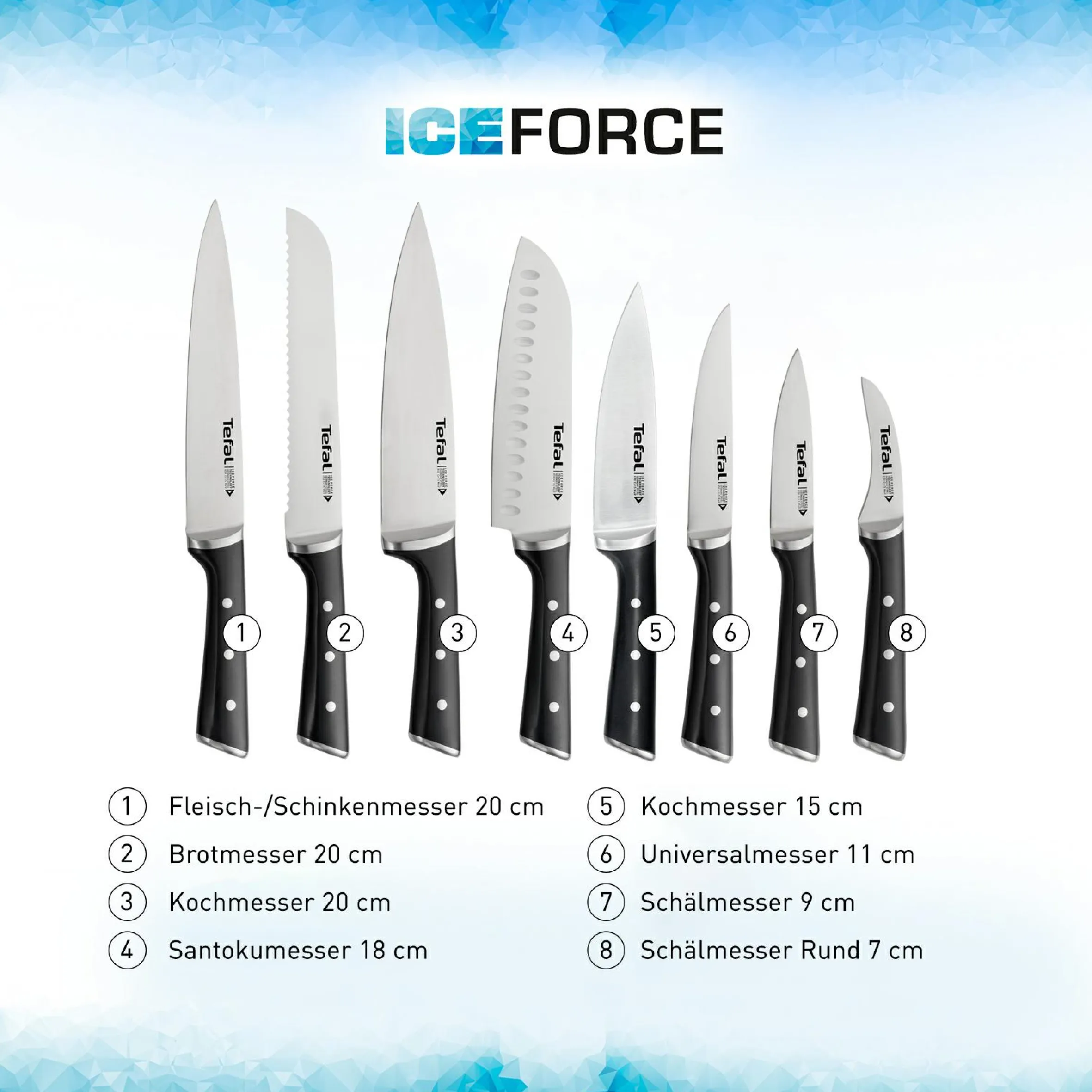 Ice Force Brotmesser 20cm K23204|Tefal Hot
