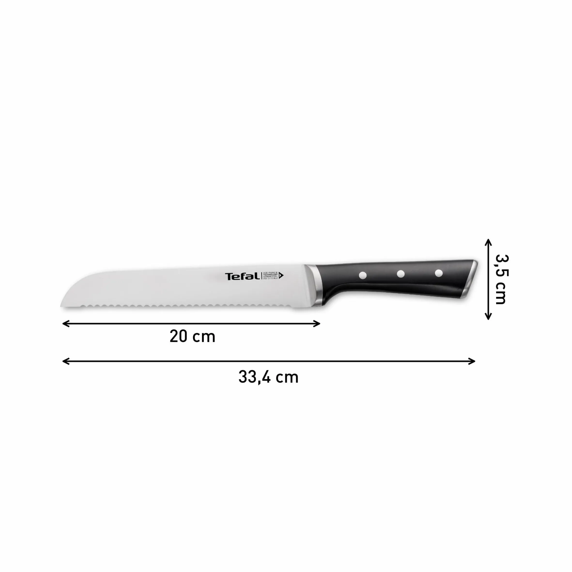 Ice Force Brotmesser 20cm K23204|Tefal Hot