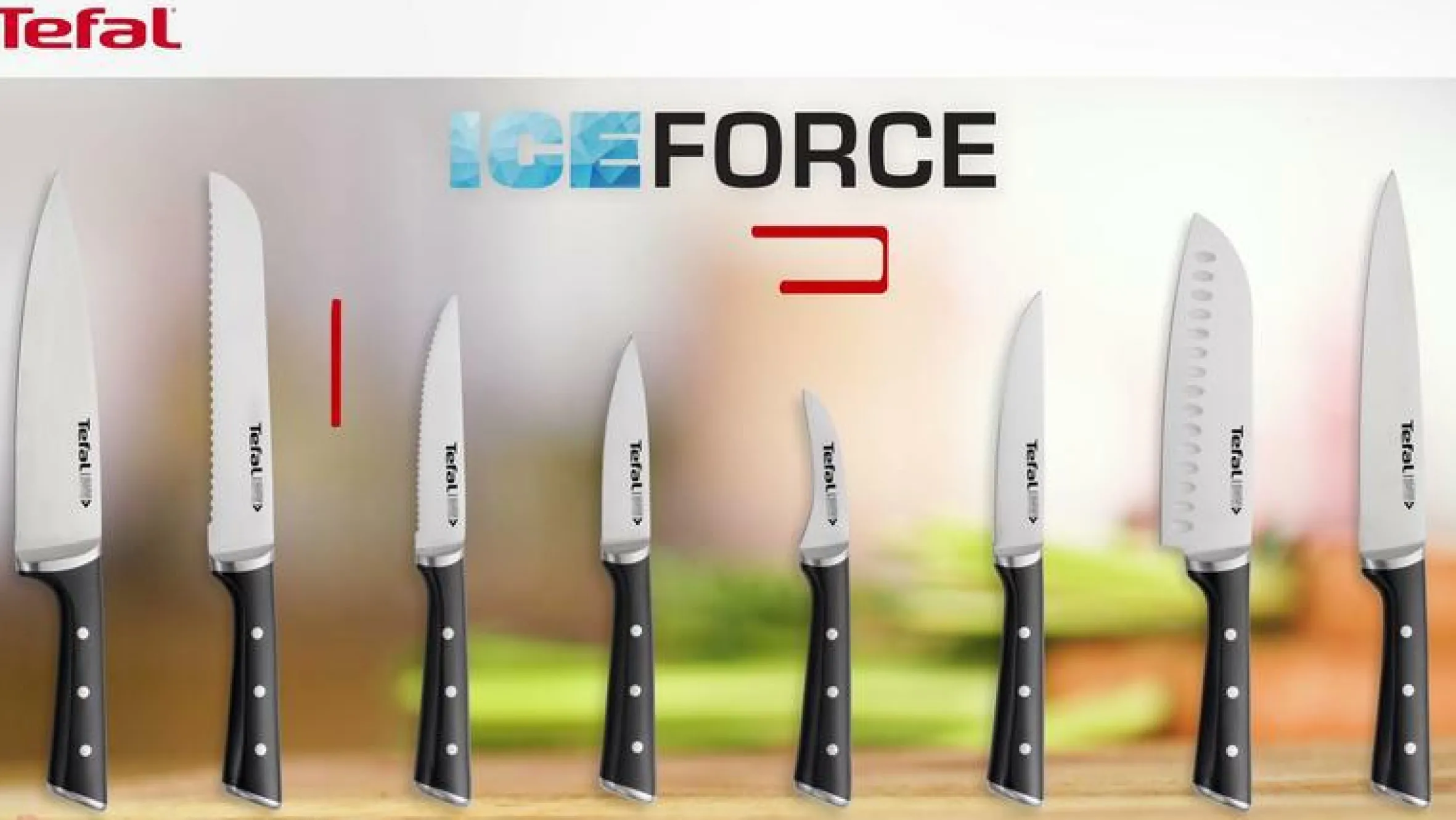 Ice Force Steakmesser 4er Set K232S4|Tefal New