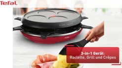 3-in-1 Raclette, Grill, Crêpe RE3105|Tefal Clearance