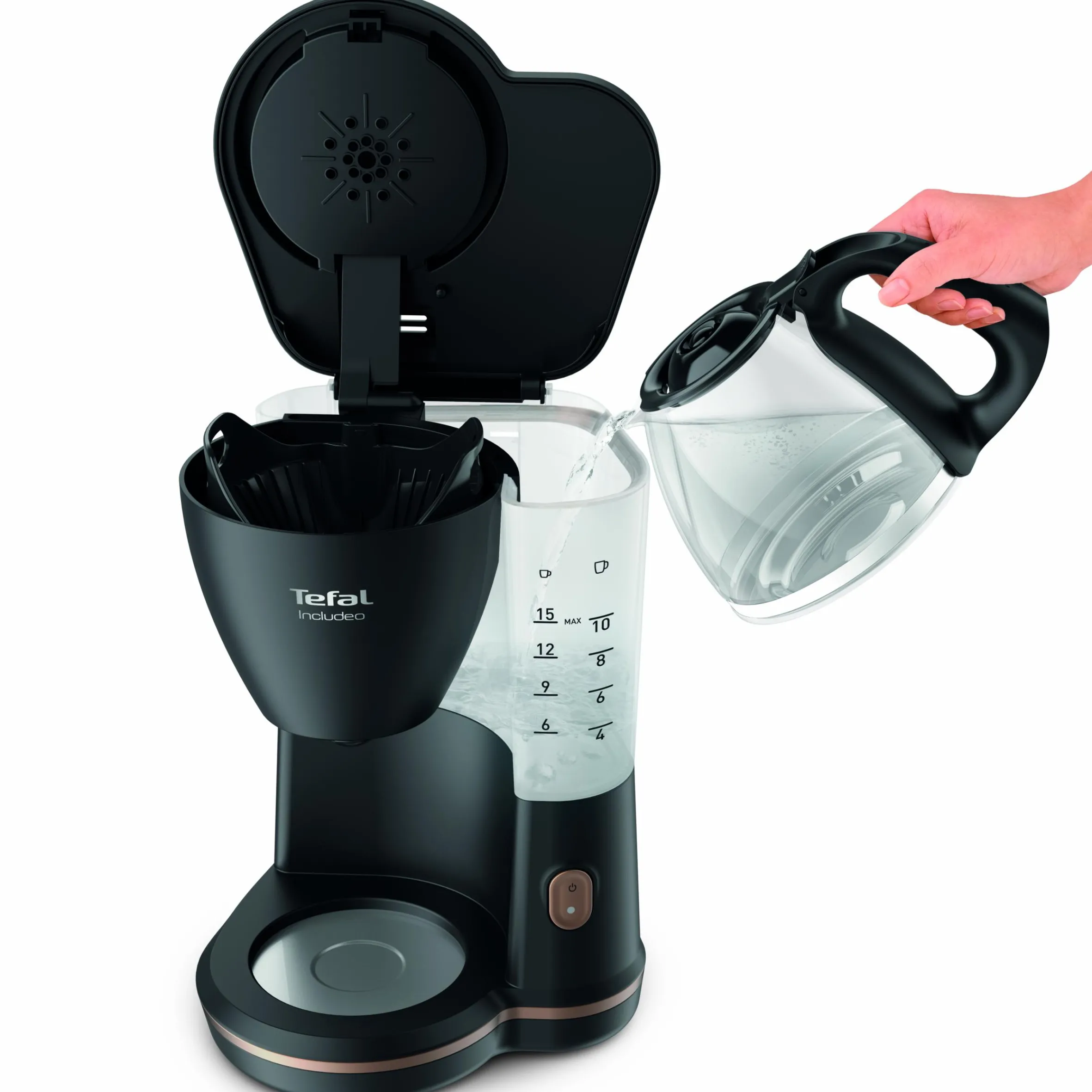 Includeo Filterkaffeemaschine CM5338|Tefal New
