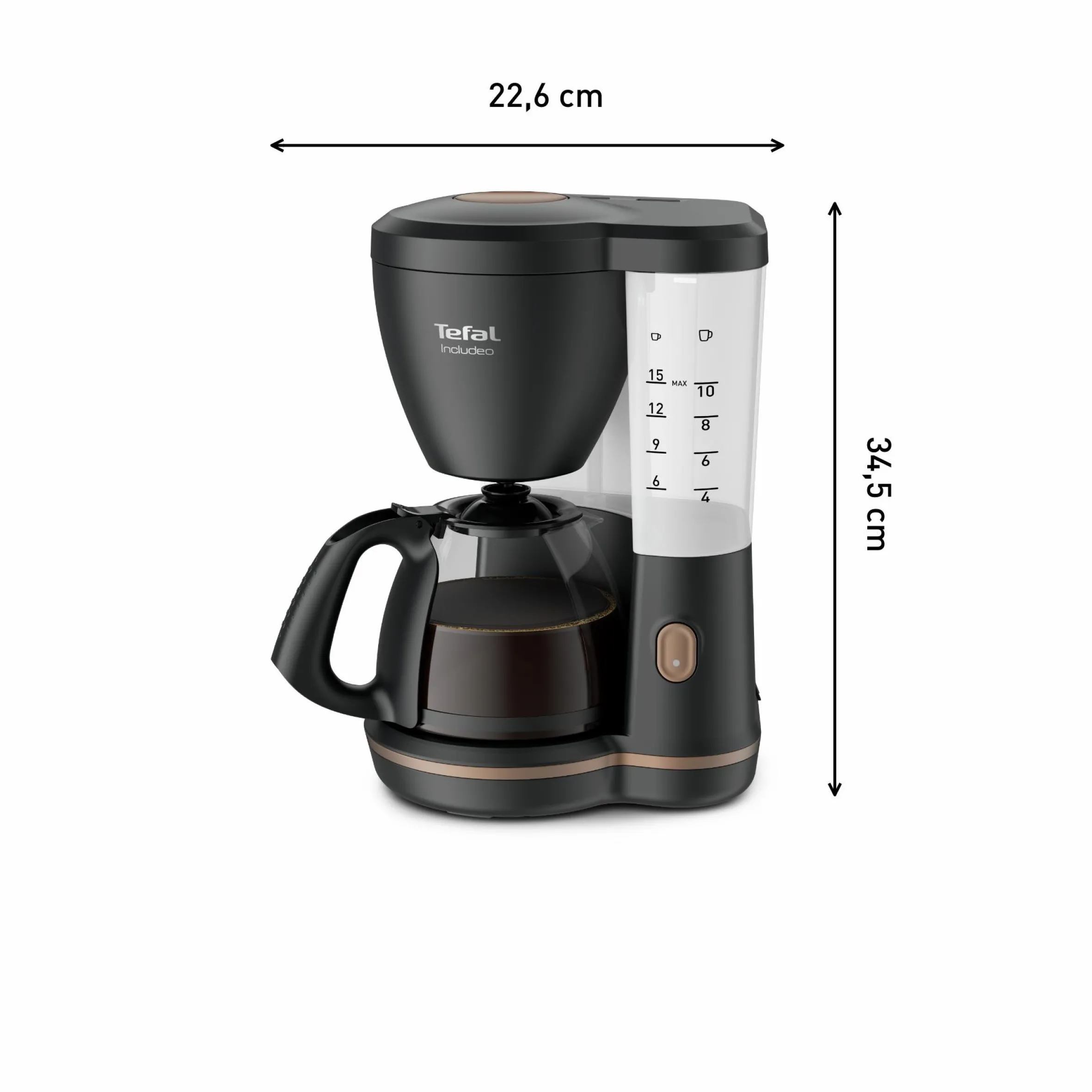 Includeo Filterkaffeemaschine CM5338|Tefal New