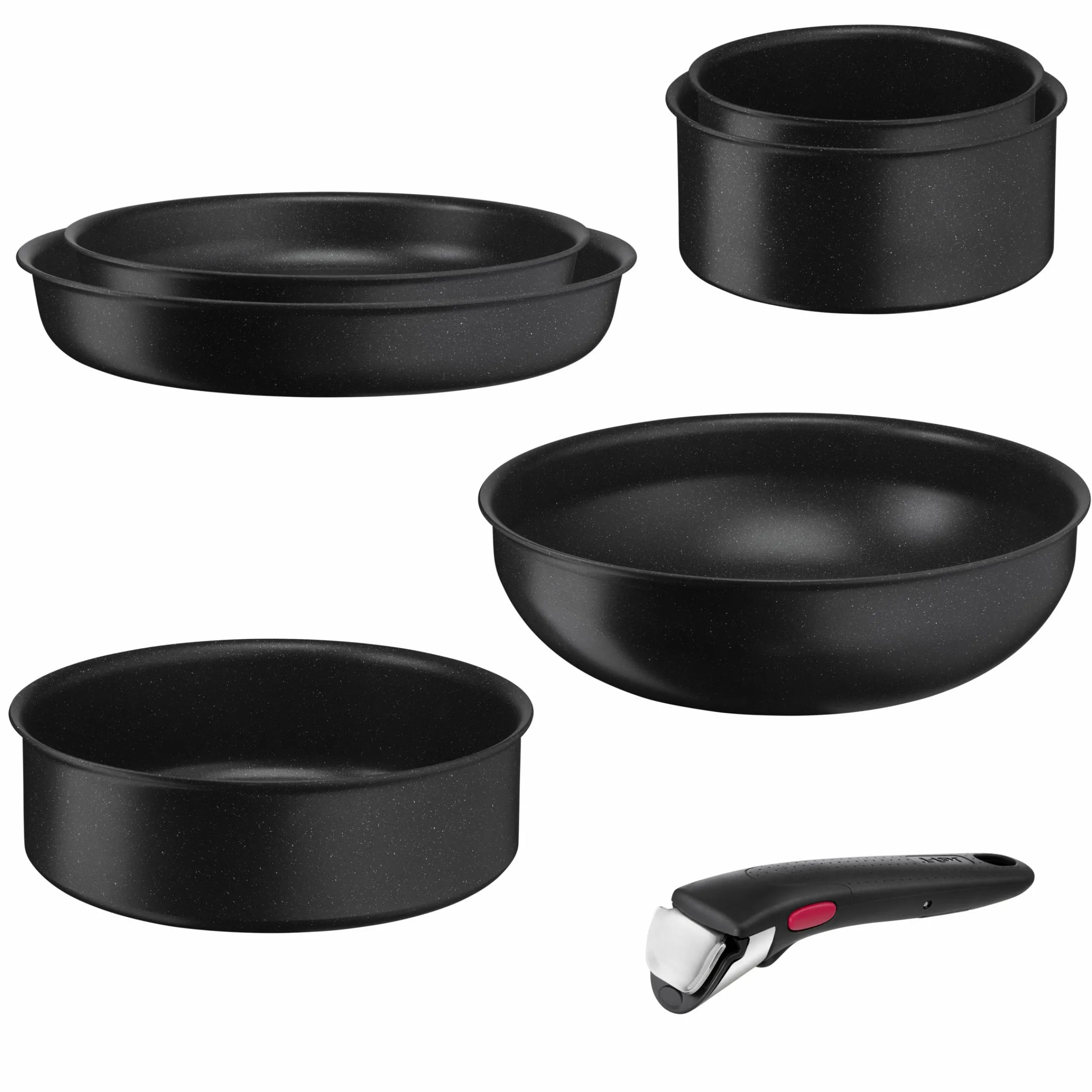 Ingenio Black Stone 7-teiliges Set L39987|Tefal Clearance