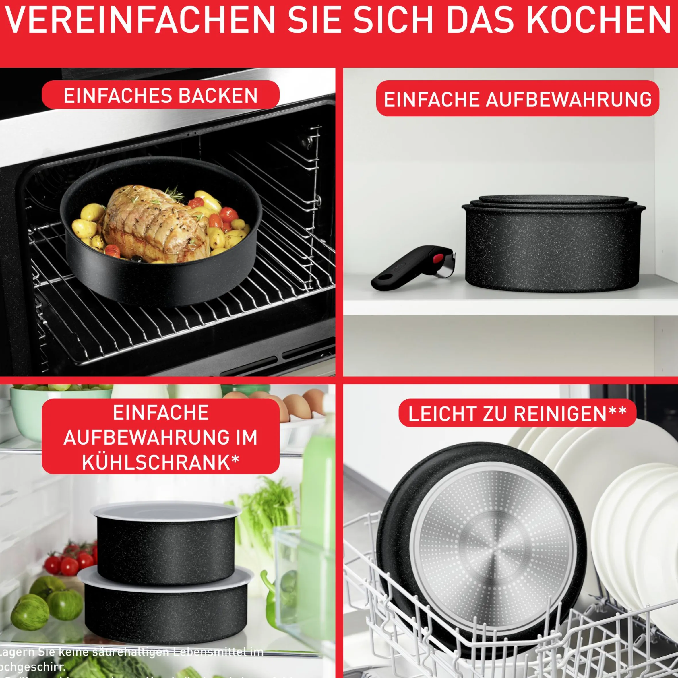 Ingenio Black Stone 7-teiliges Set L39987|Tefal Clearance