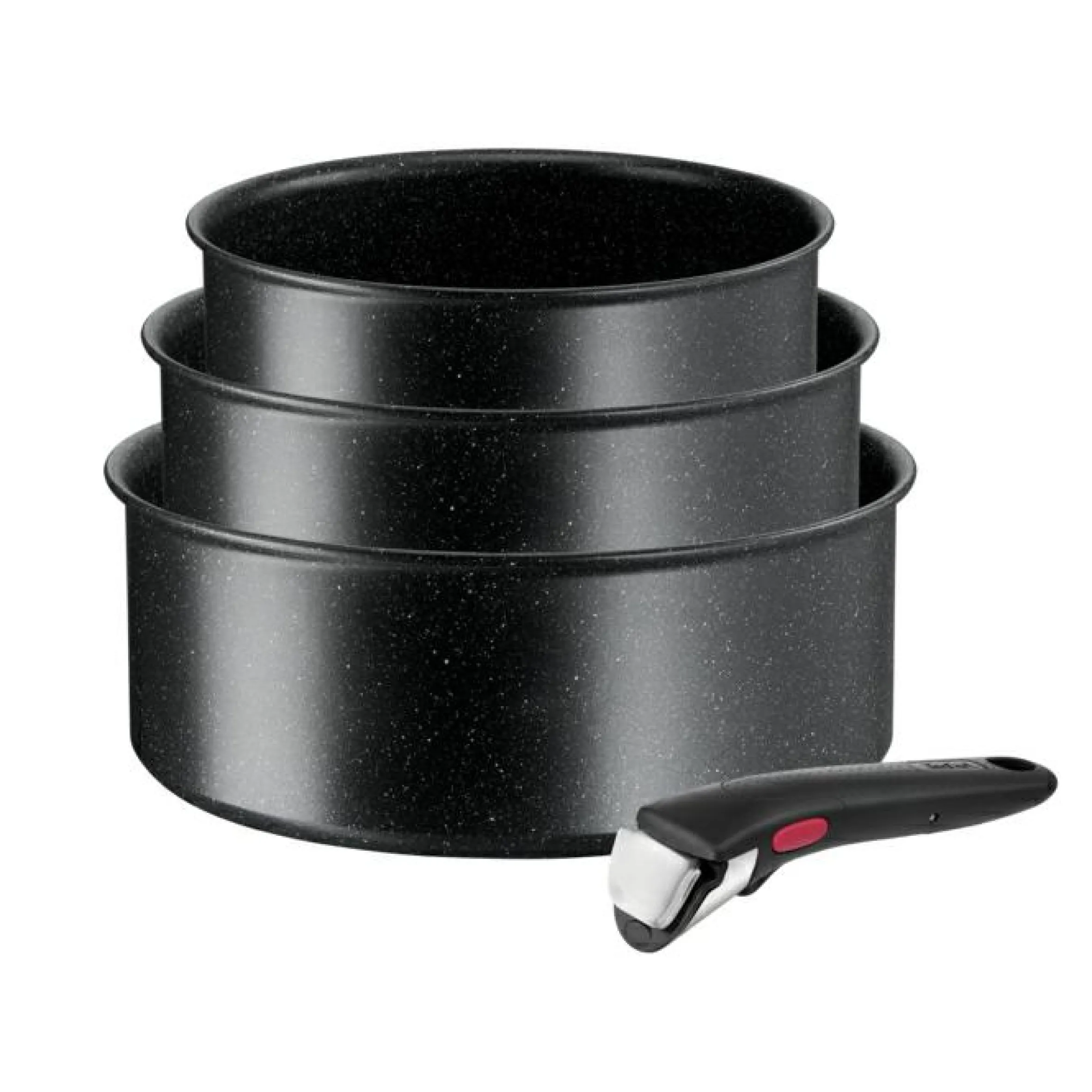 Ingenio Black Stone 4-teiliges Kasserollen-Set L39996|Tefal Sale