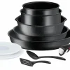 Ingenio Black Stone 10-teiliges Set L39994|Tefal New