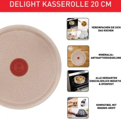 Ingenio Delight Kasserolle 20 cm (ohne Griff) L7833002|Tefal Best