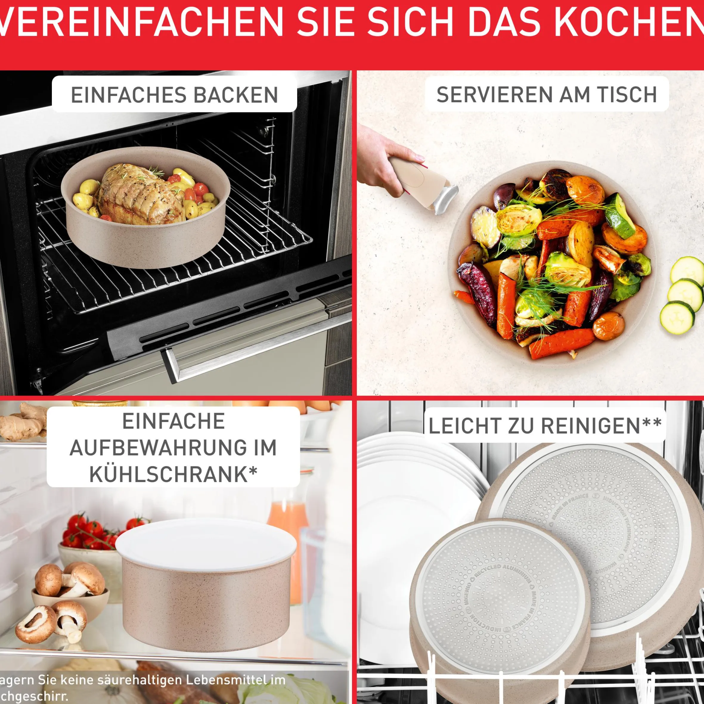 Ingenio Delight Kasserolle 20 cm (ohne Griff) L7833002|Tefal Best