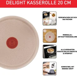 Ingenio Delight Kasserolle 18 cm (ohne Griff) L7832902|Tefal Clearance