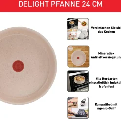 INGENIO DELIGHT Pfanne 24cm (ohne Griff) L7830402|Tefal New