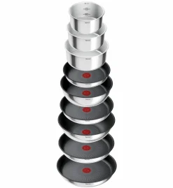 Ingenio Emotion On 22tlg. Kochgeschirr-Set aus Edelstahl L897SM|Tefal