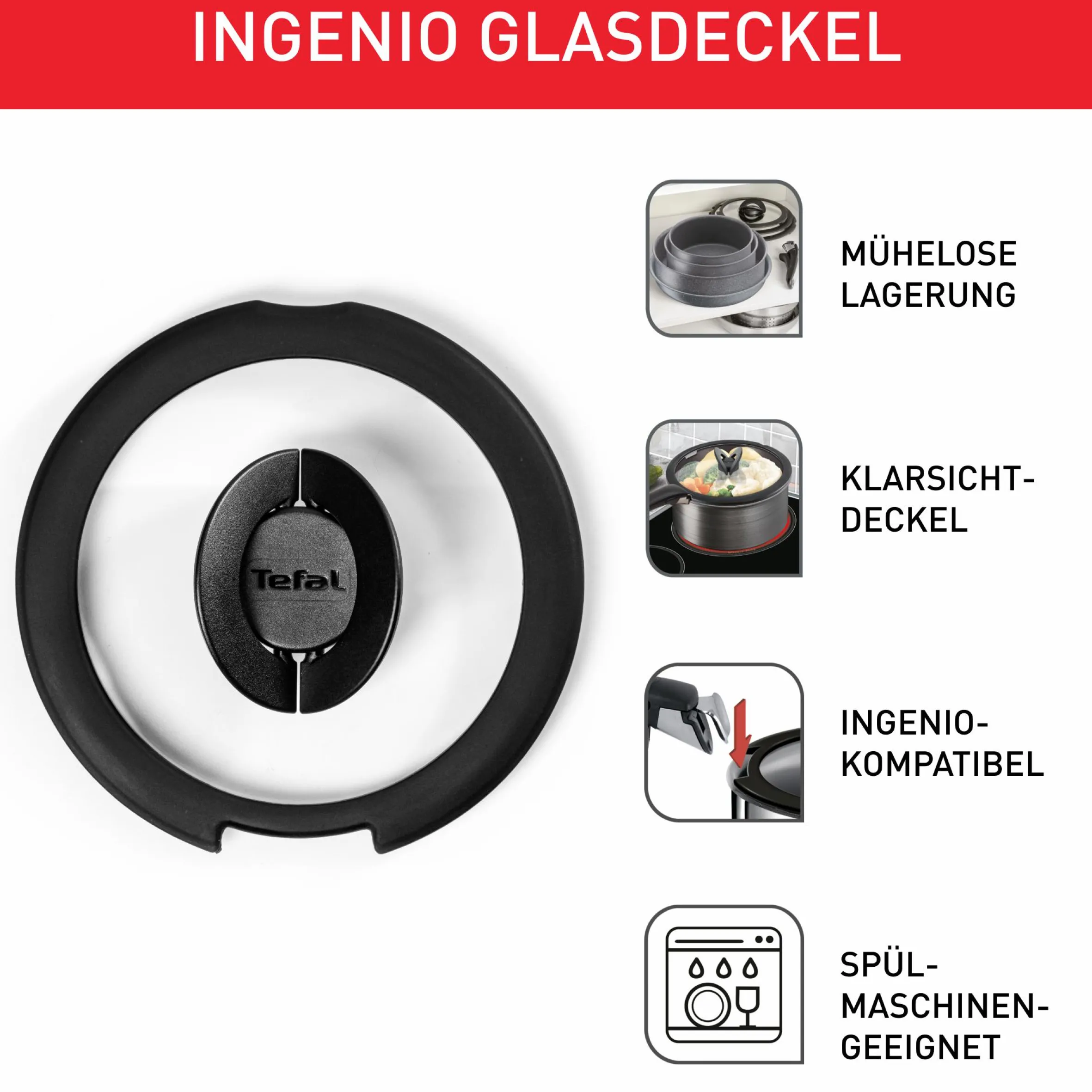 Ingenio Glasdeckel|Tefal New