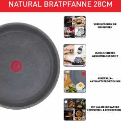 Ingenio Natural Force Pfannen 28cm L39606|Tefal