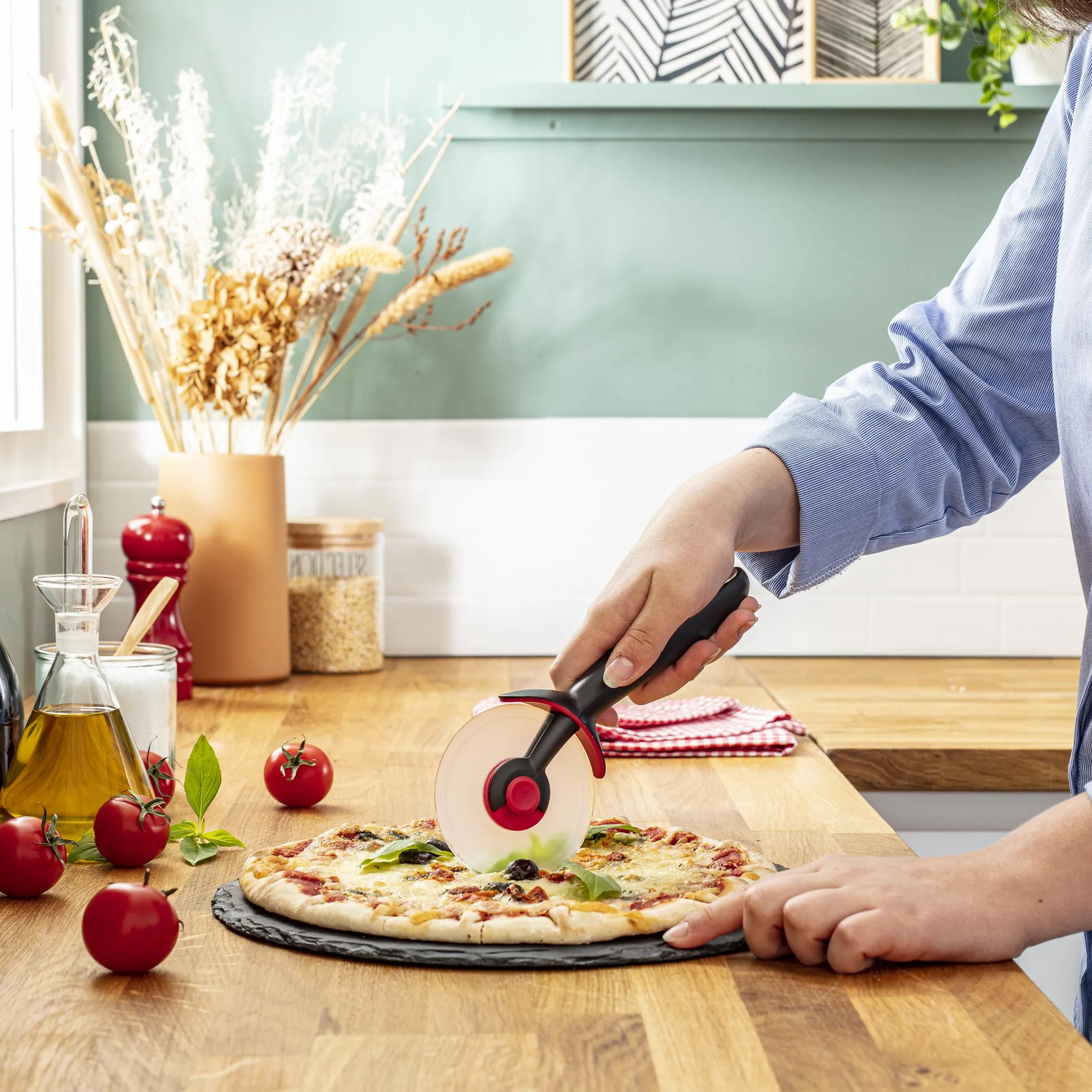 Ingenio Pizzaschneider 30 cm K20711|Tefal Hot