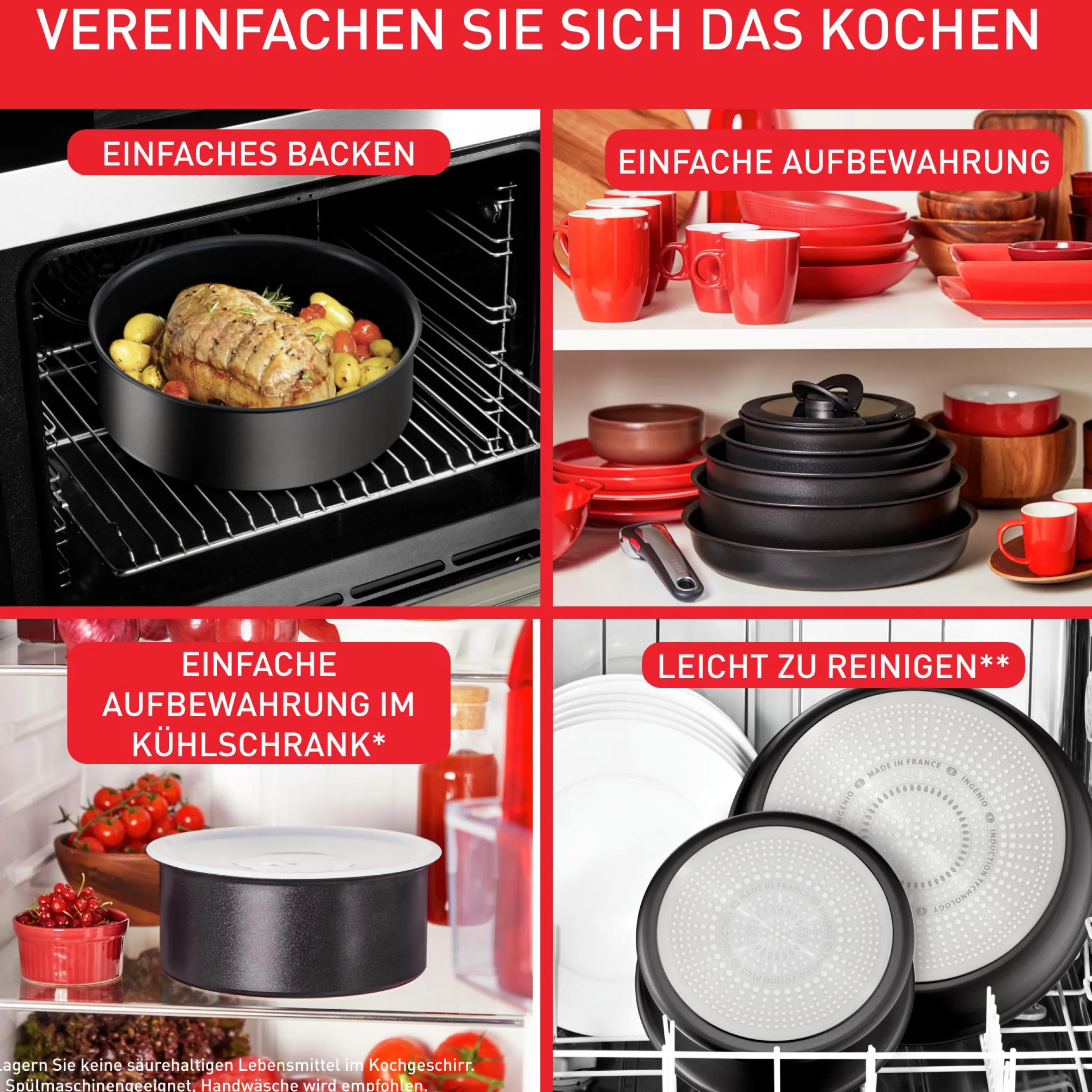 Ingenio Unlimited Kasserolle 20cm|Tefal New