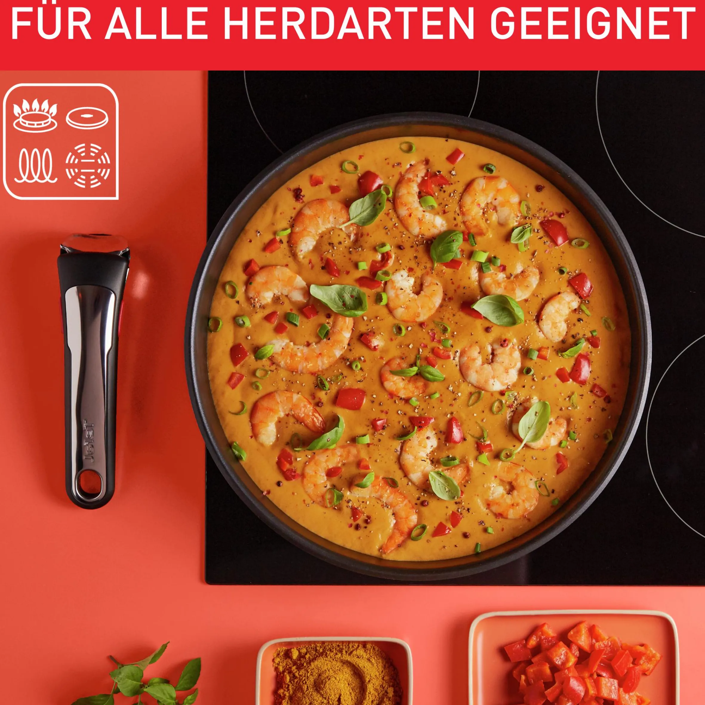 Ingenio Unlimited 3-teiliges Pfannen-Set L76389|Tefal New
