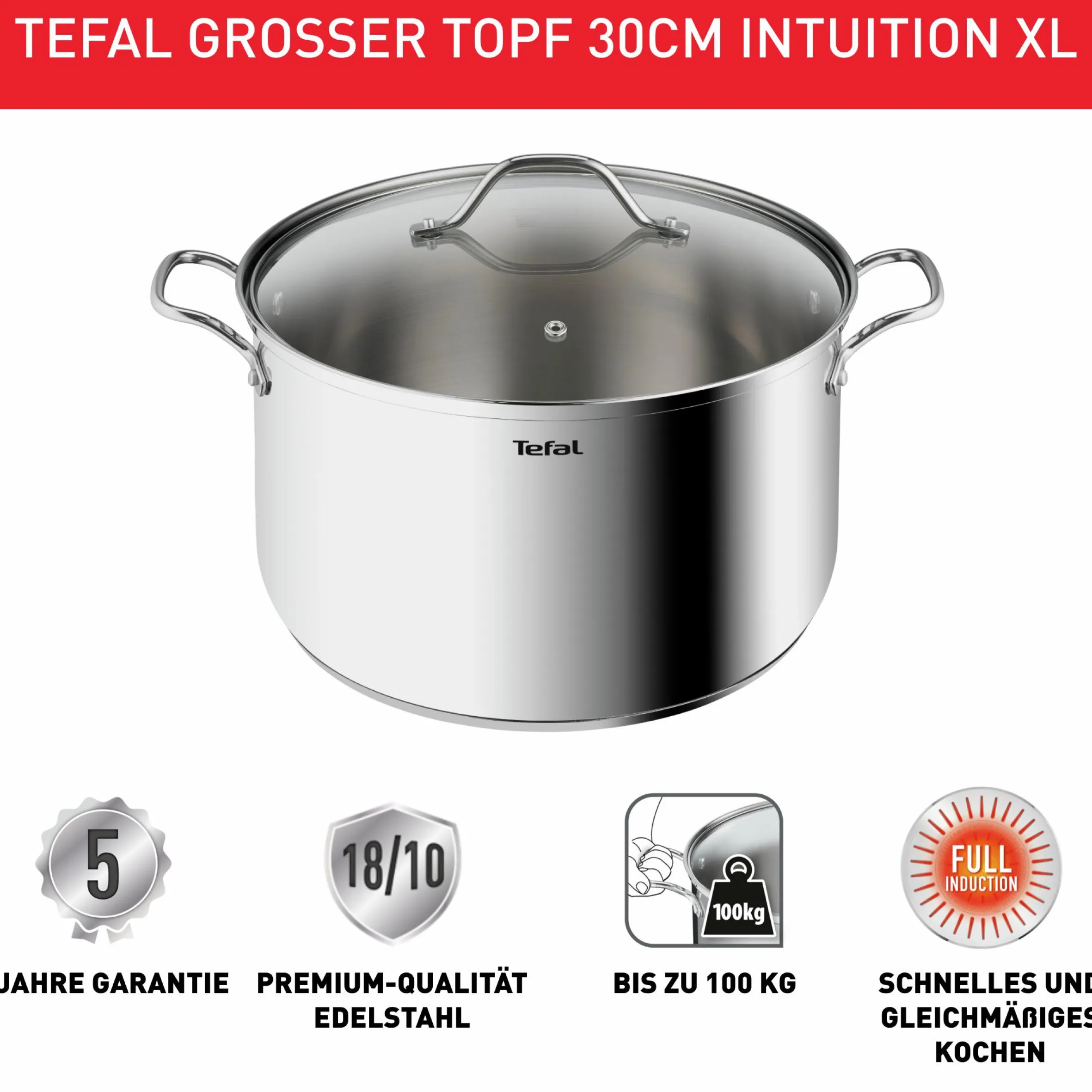 Intuition XL Topf 30cm B86469|Tefal Hot