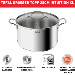 Intuition XL Topf 28cm B86464|Tefal Hot