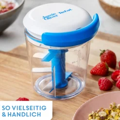 Jamie Oliver by Chop & Shaker 450 ml Weiß/Blau K1644344|Tefal New