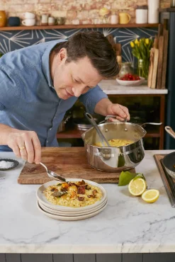 Jamie Oliver by Cook' Smart Edelstahl-Wokpfanne 28cm E31019|Tefal Online