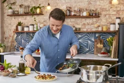 Jamie Oliver by Cook' Smart Edelstahl-Wokpfanne 28cm E31019|Tefal Online