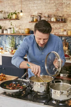 Jamie Oliver by Cook' Smart Edelstahl-Wokpfanne 28cm E31019|Tefal Online