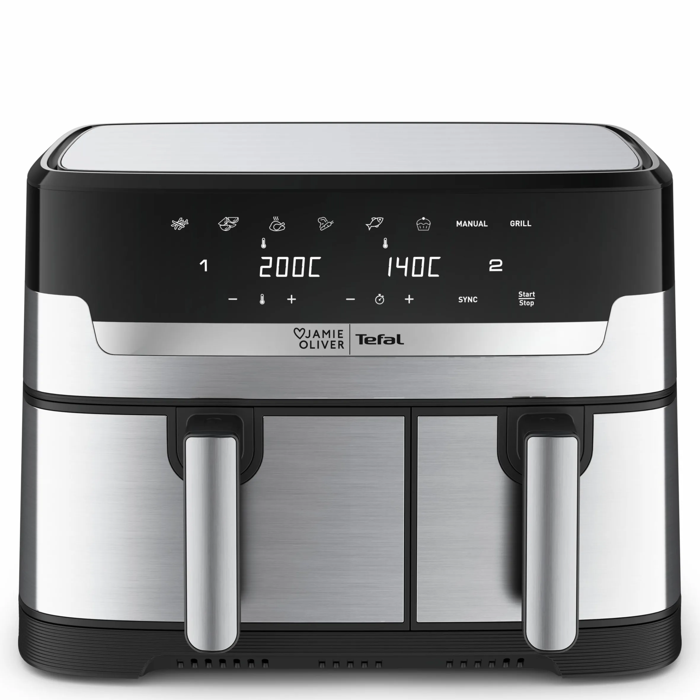 Jamie Oliver by Dual Drawer Heißluftfritteuse, 8,3 l/2,2 kg Schubladen|Tefal Sale