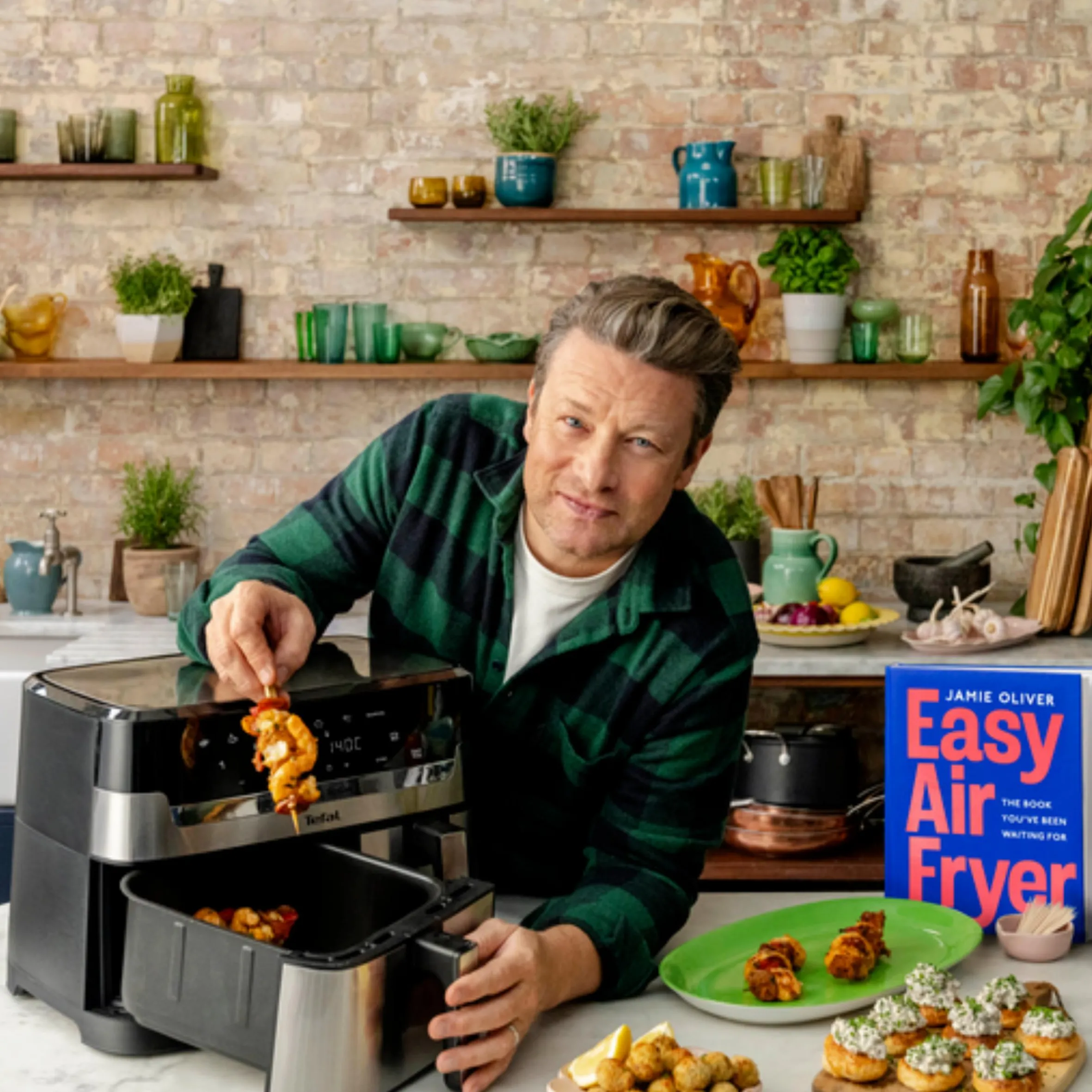 Jamie Oliver by Dual Drawer Heißluftfritteuse, 8,3 l/2,2 kg Schubladen|Tefal Sale