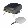 Jamie Oliver by Pizzaofen für Zuhause, Gas-Pizzaofen, 360° drehbarer Pizzastein|Tefal Clearance
