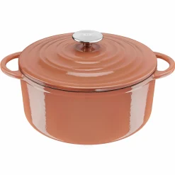 Lov Gusseisen Kochtopf terracotta orange 25cm, E2600|Tefal Sale