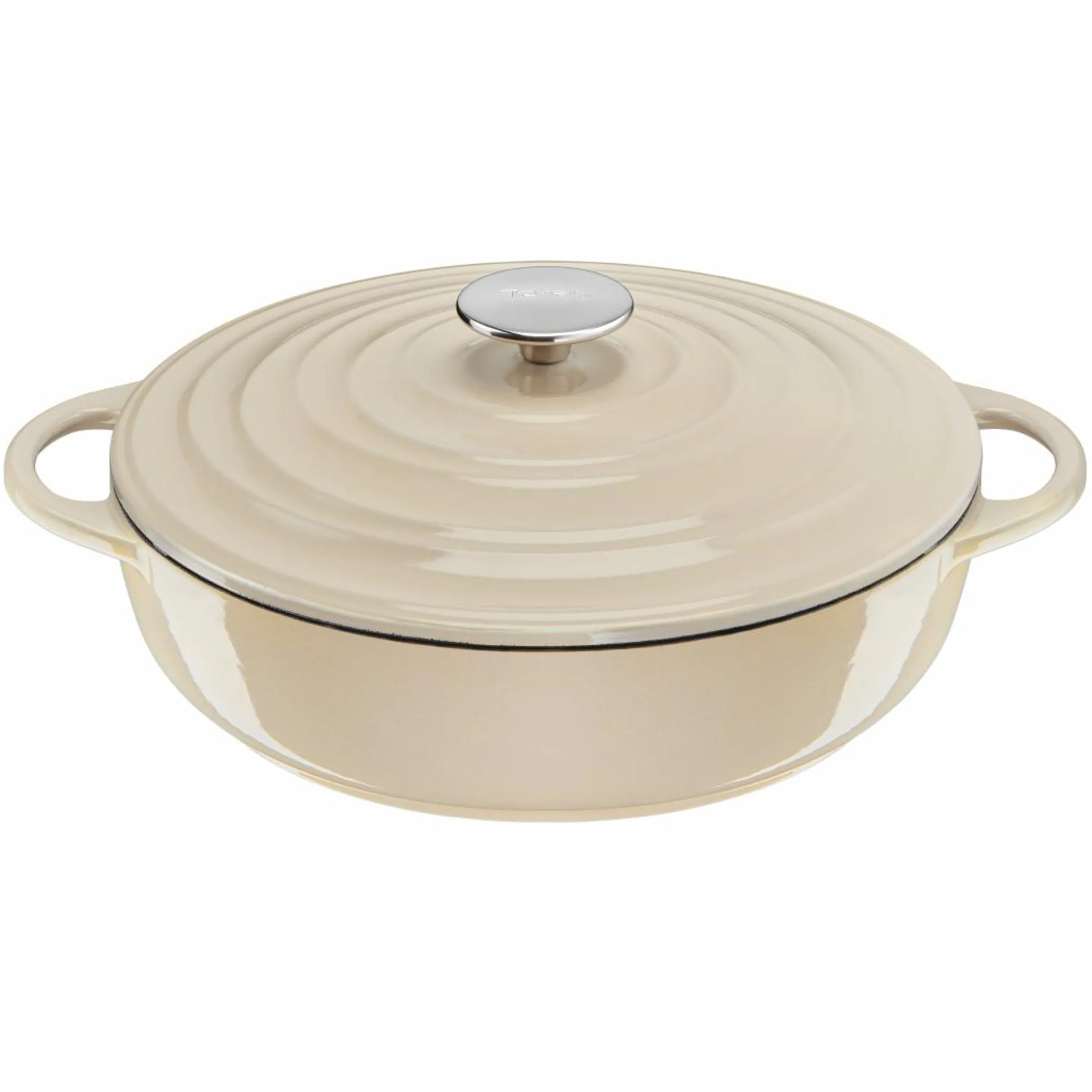 Lov Gusseisen Servierpfanne beige 28cm, E25972|Tefal Clearance
