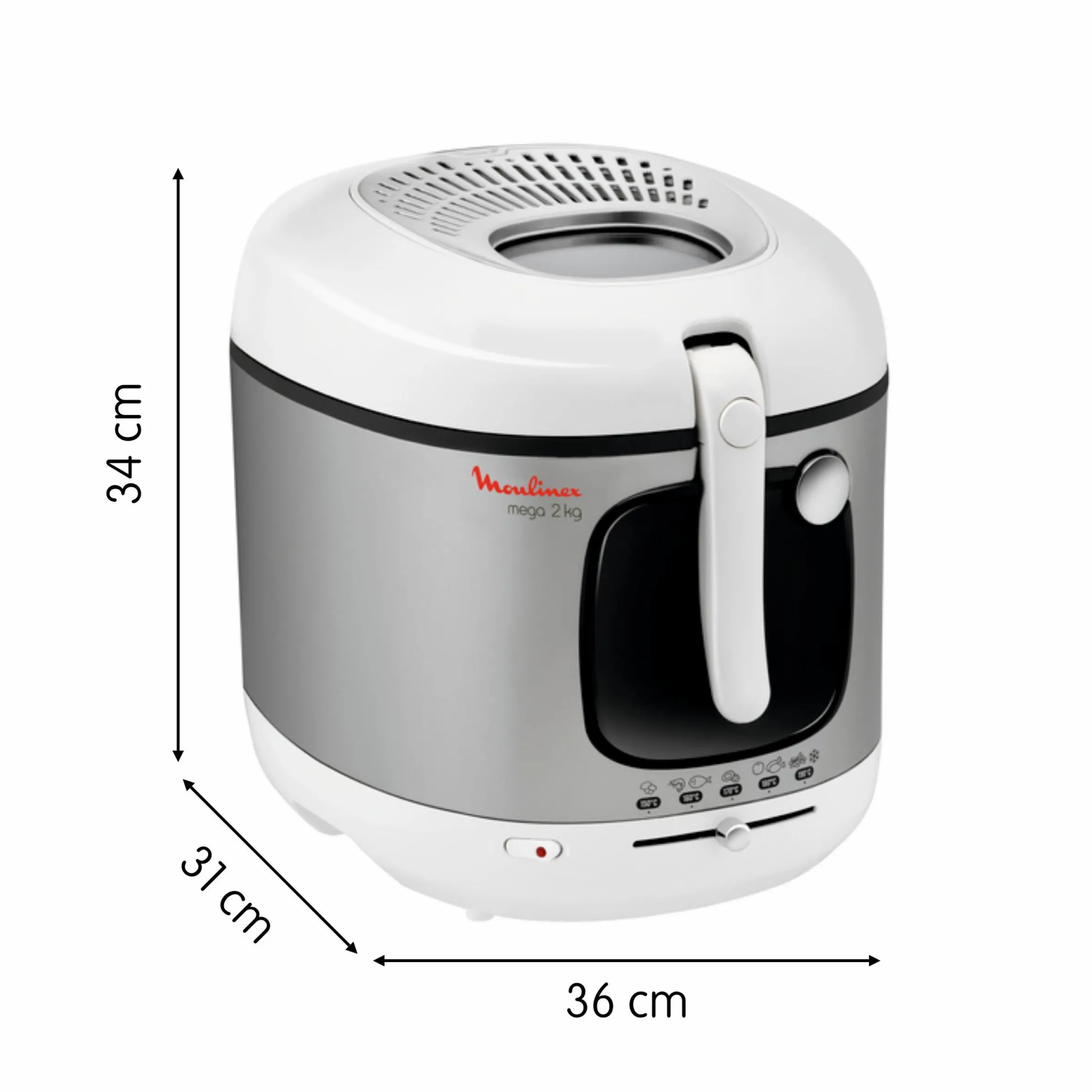 Mega 2 kg Fritteuse FR480|Tefal Sale