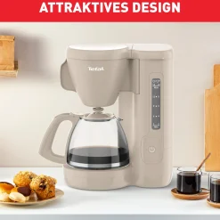 Morning Filterkaffeemaschine Fair Grey CM2M0B|Tefal