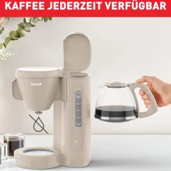 Morning Filterkaffeemaschine Fair Grey CM2M0B|Tefal