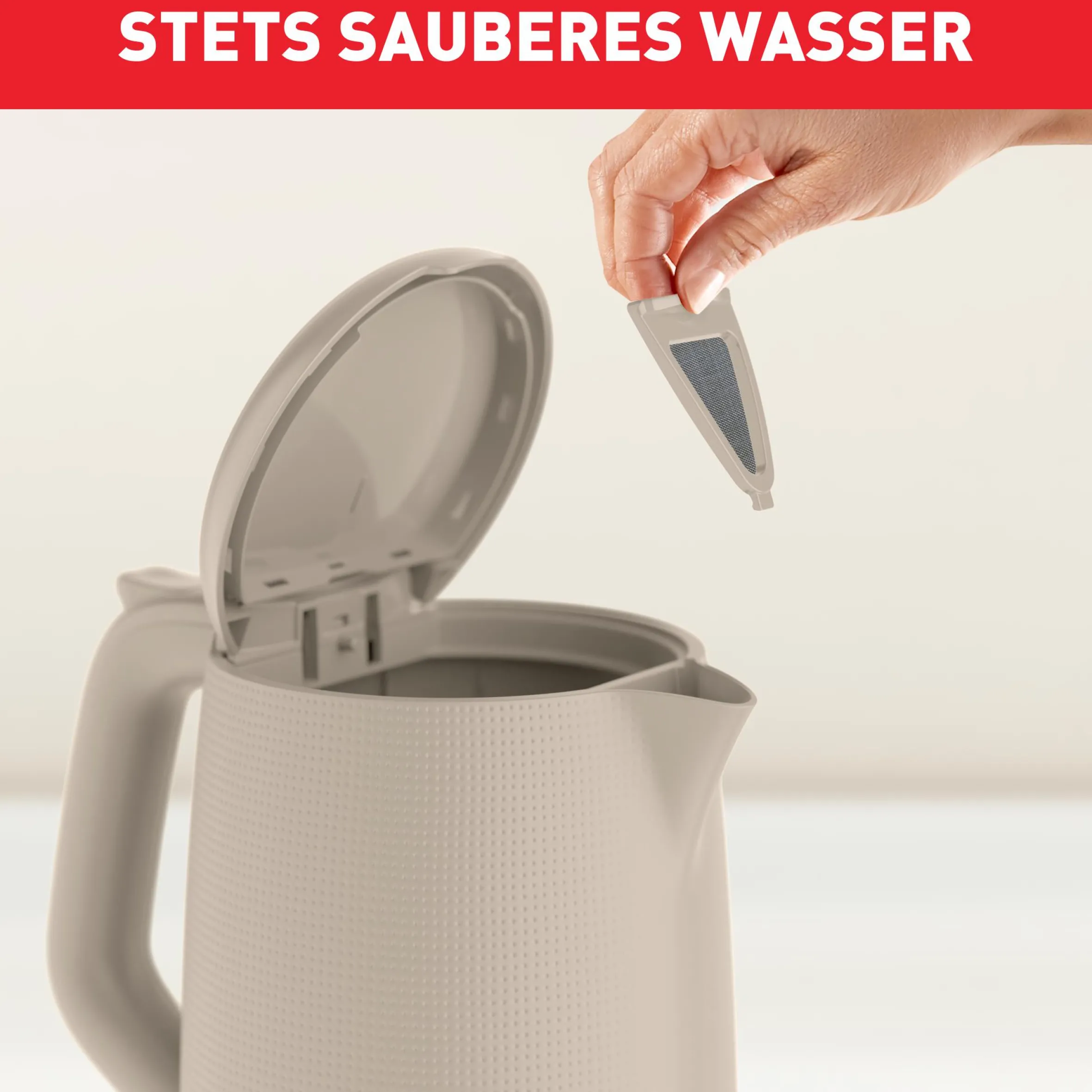 Morning Wasserkocher 1,7 L Fair Grey KO2M0B|Tefal Online
